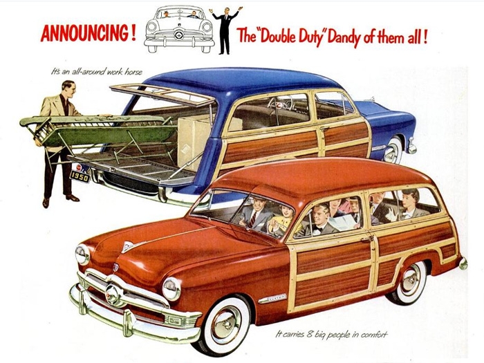 1950 Ford country squire woodie #8
