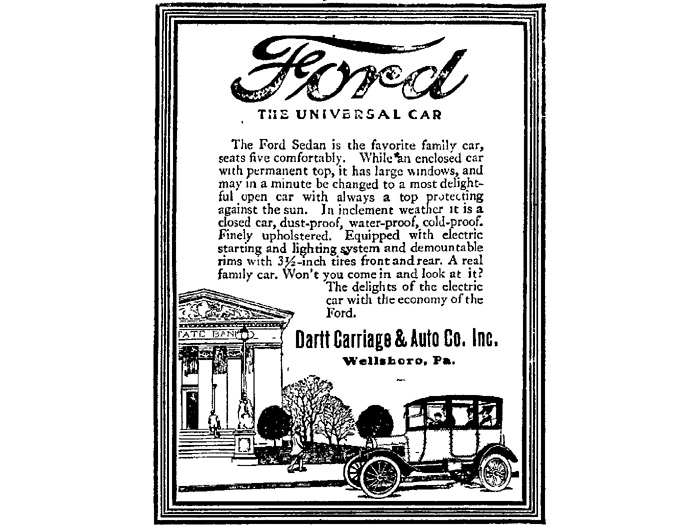 Ford motor company advertising 1920s #8