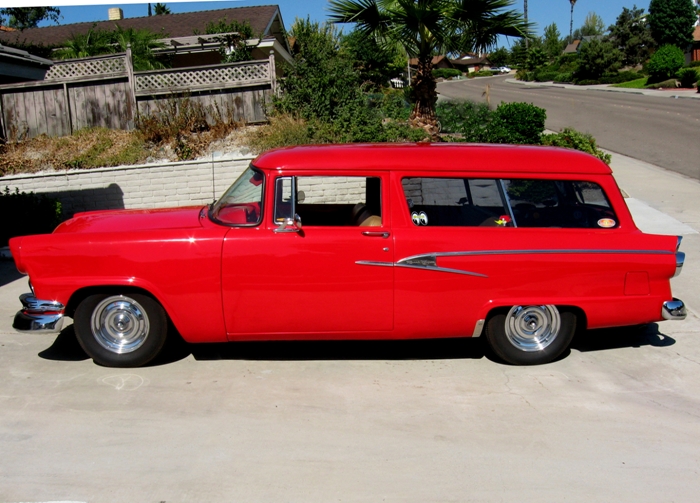 1956 Ford wagon restored #7