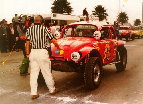 Baja Bug at start line